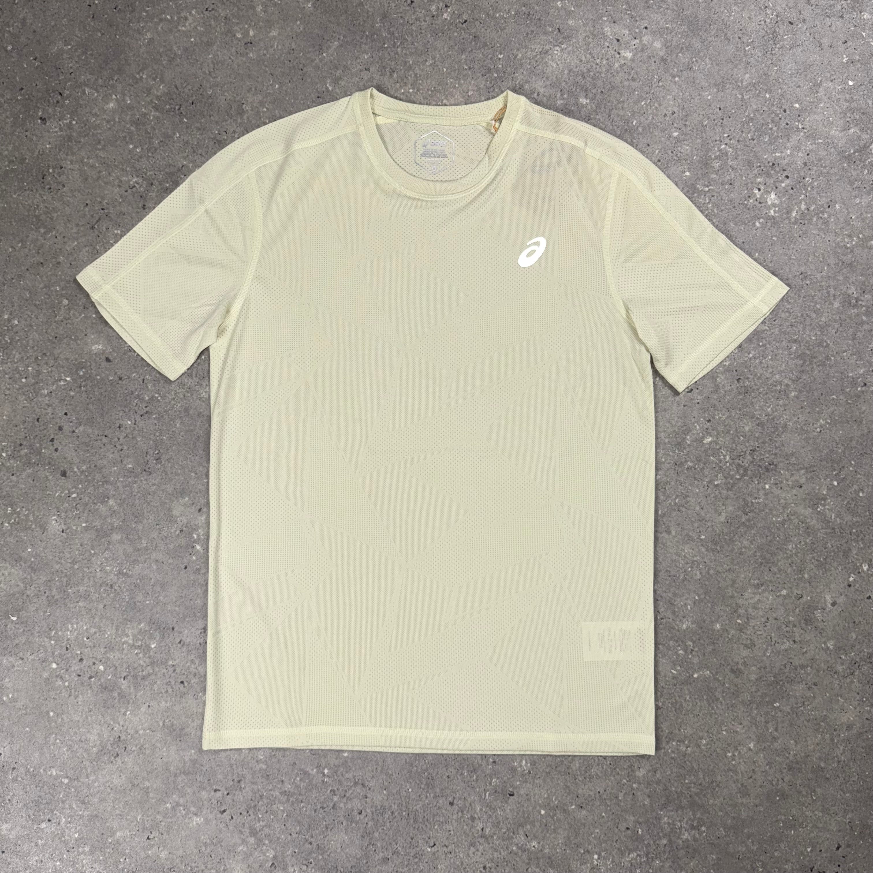 ASICS JACQUARD T-SHIRT - MINERAL BEIGE