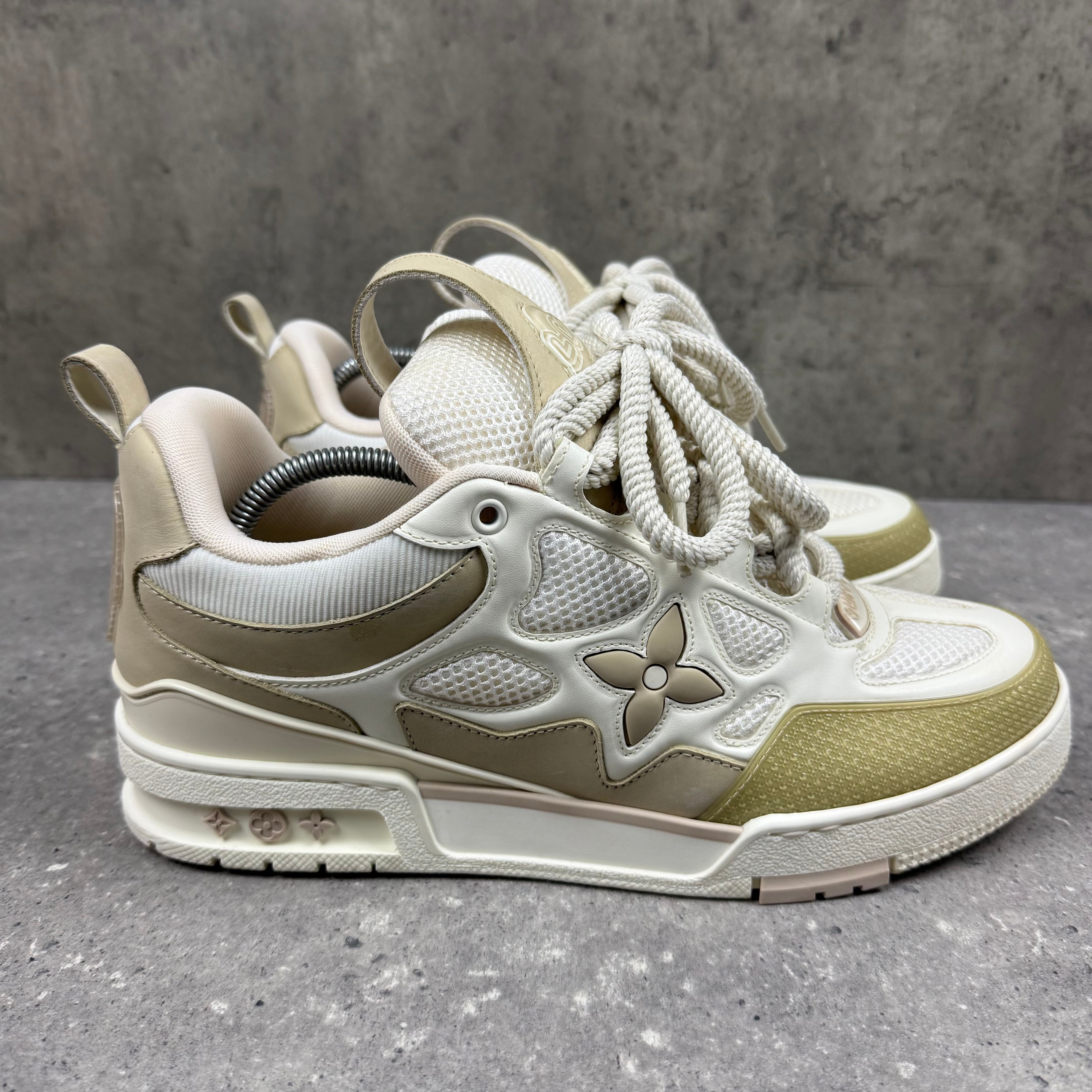 LOUIS VUITTON BEIGE SKATES - EU 43 (FITS UK 10)