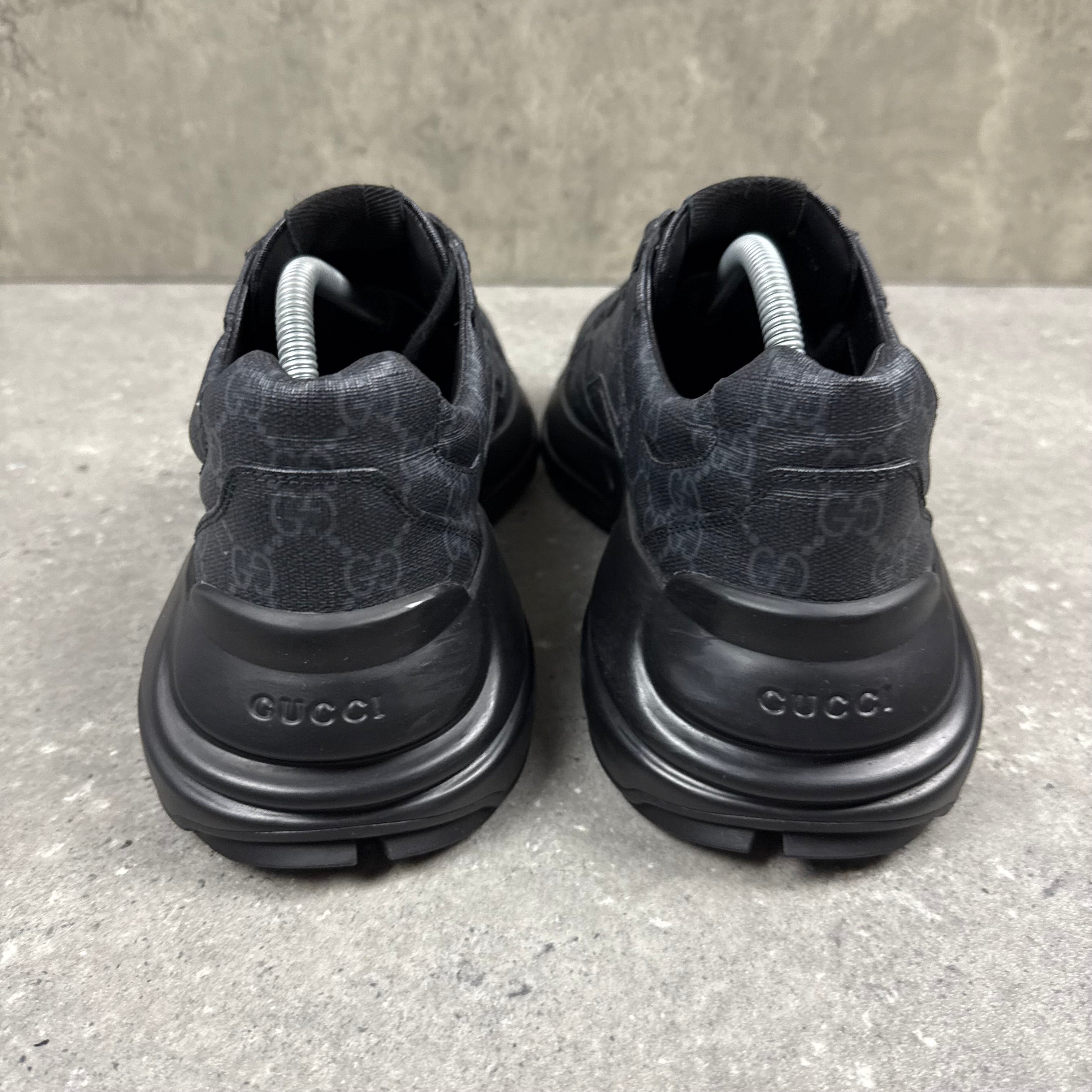 GUCCI RHYTON TRAINERS BLACK - (EU43 / UK9)