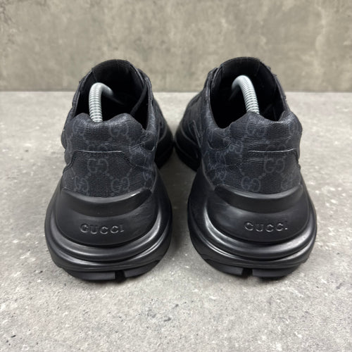 GUCCI RHYTON TRAINERS BLACK - (EU43 / UK9)