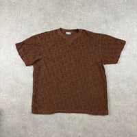DIOR BROWN TOWEL T-SHIRT - (S)