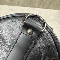 LOUIS VUITTON KEEPALL 45 DUFFLE BAG - BLACK ECLIPSE