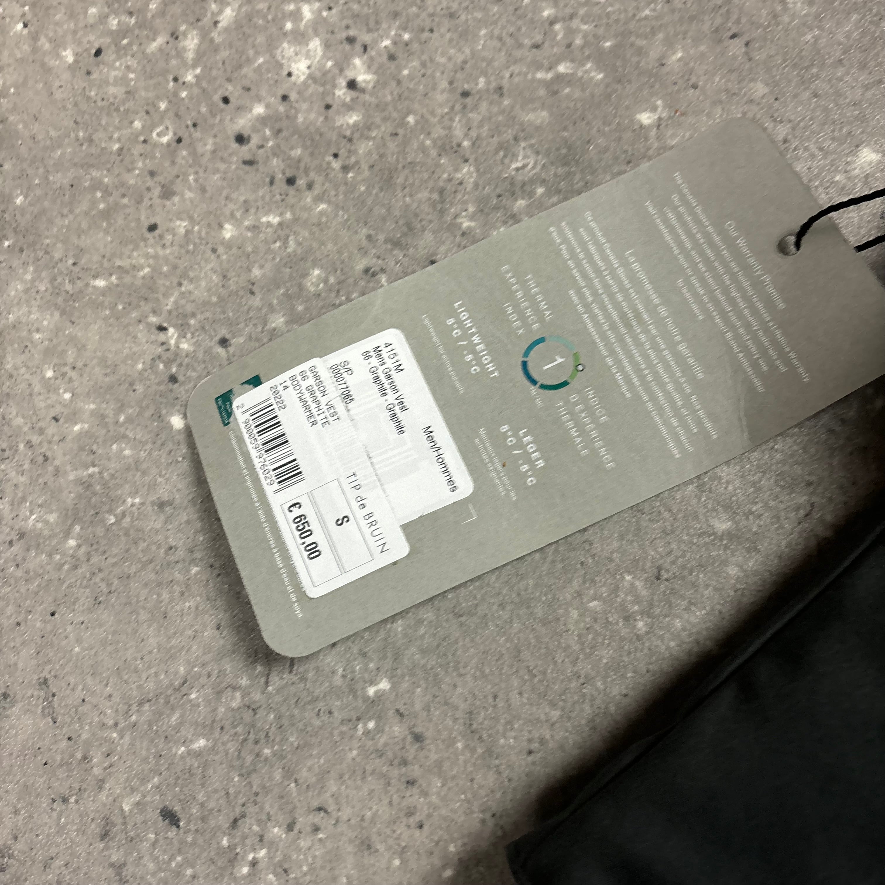 CANADA GOOSE GILET GRAPHITE - (S)