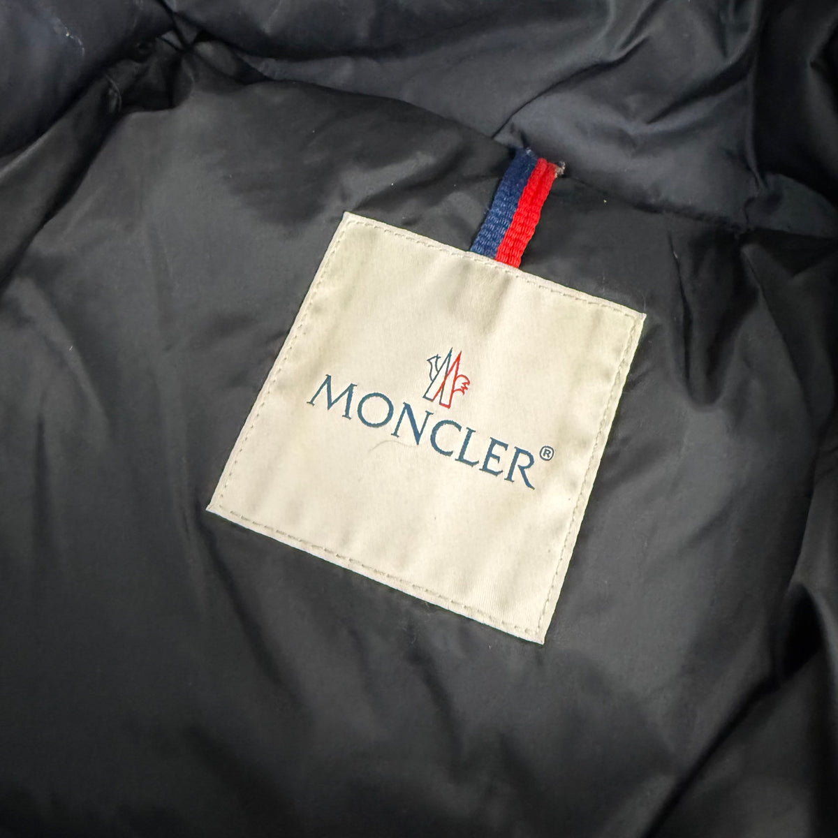 MONCLER MARQUE JACKET NAVY - SIZE 5 (FITS L)