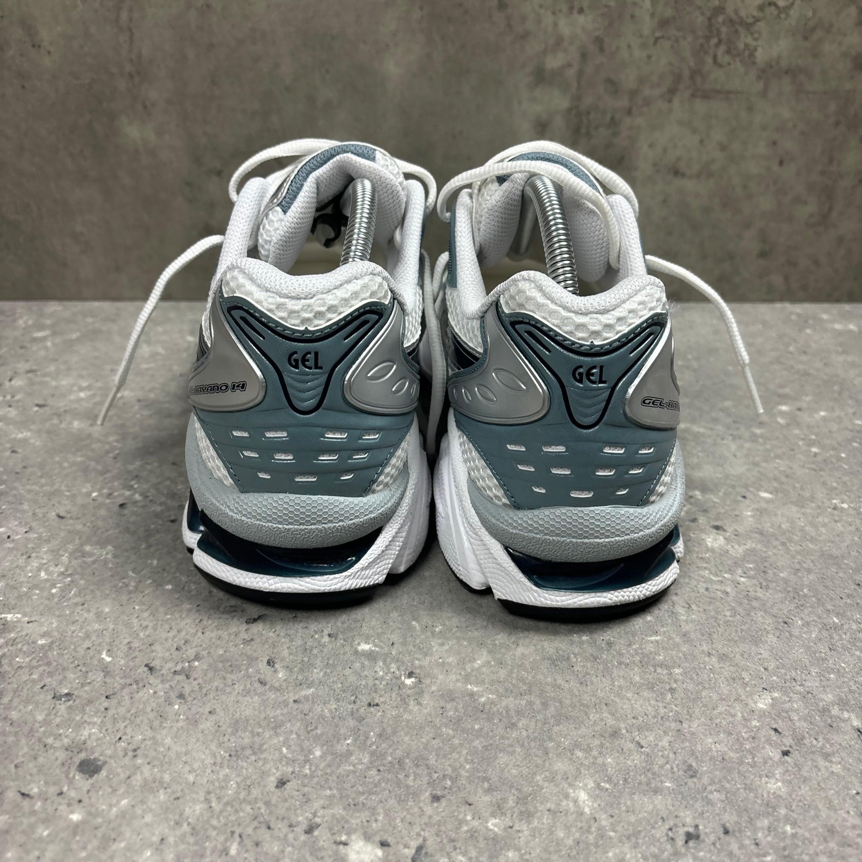 ASICS GEL KAYANO 14 WHITE FJORD GREY - (UK8.5)