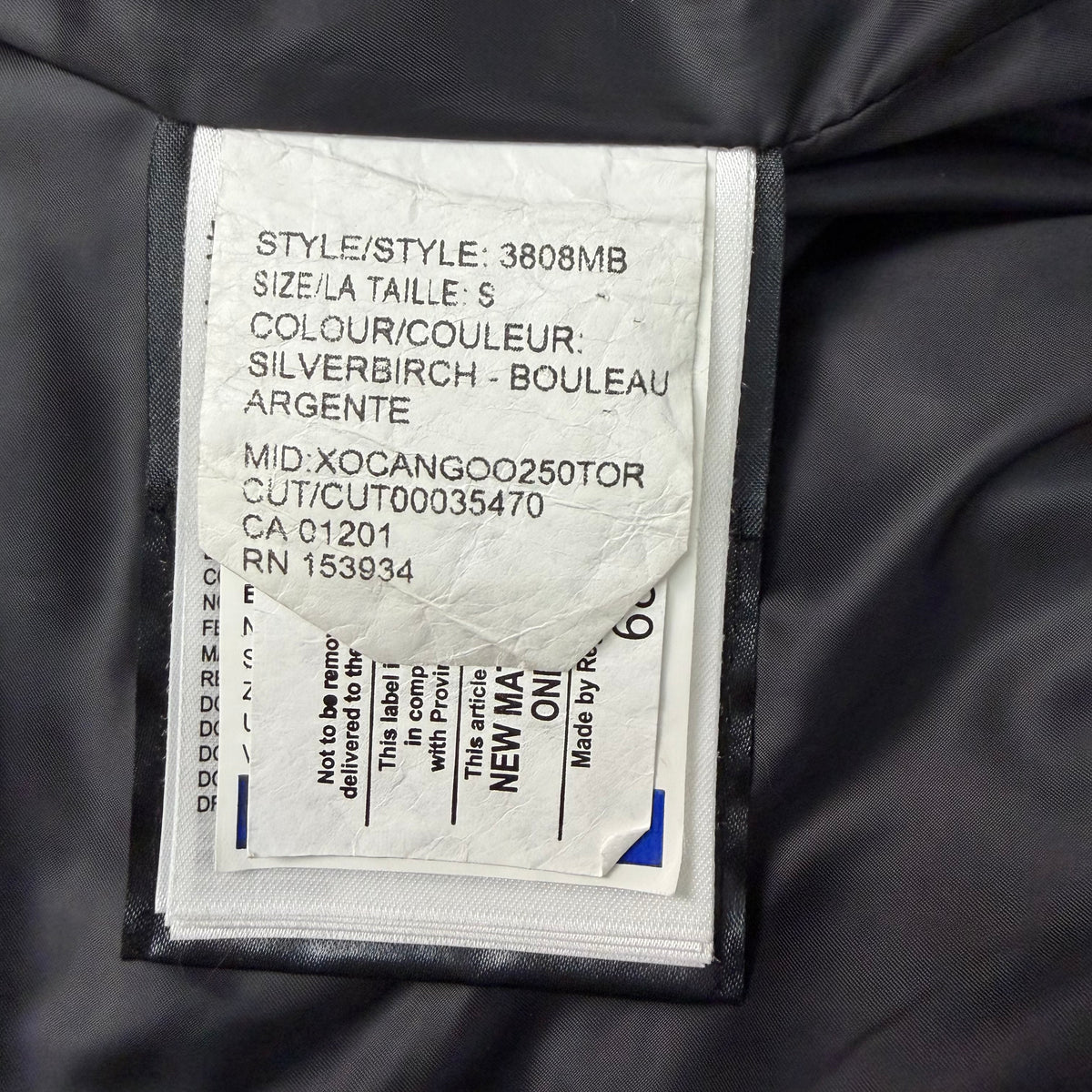 CANADA GOOSE WYNDHAM PARKA SILVER BIRCH - (S)