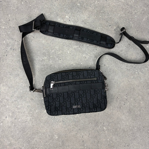DIOR MESSENGER BAG - BLACK/GREY