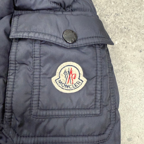 MONCLER MARQUE JACKET NAVY - SIZE 5 (FITS L)