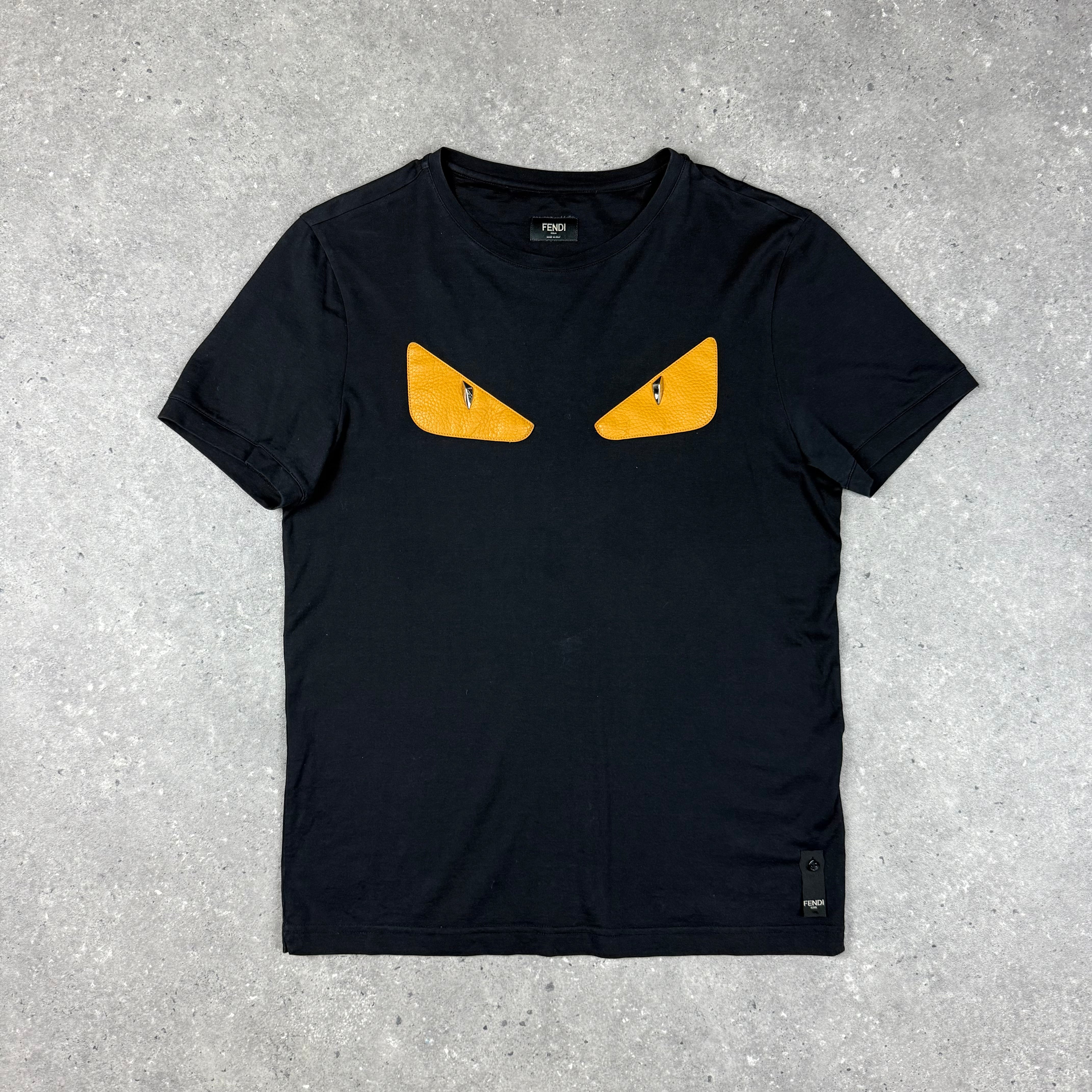 FENDI EYES T-SHIRT BLACK - 48 (FITS S)