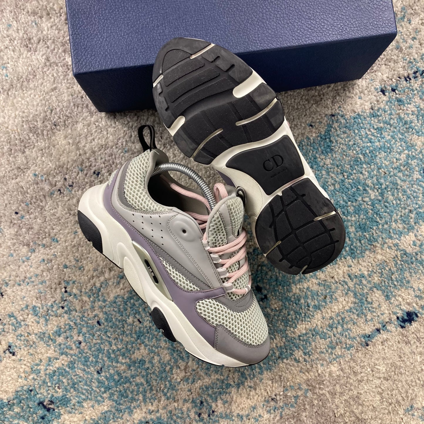 DIOR B22 TRAINERS - GREY (FITS 6)