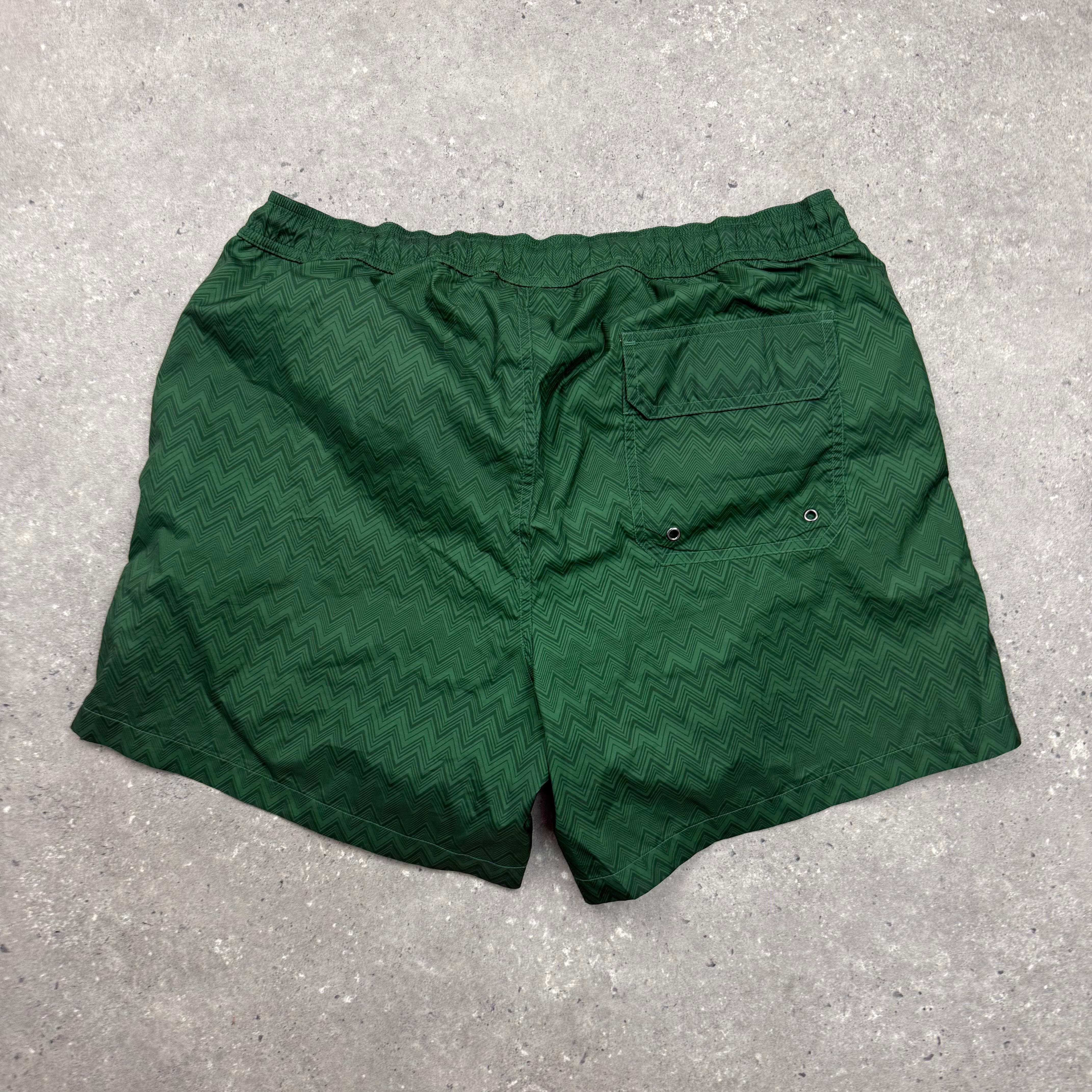 MISSONI SWIM SHORTS GREEN - (L)