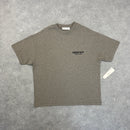 ESSENTIALS SS25 T-SHIRT - HEATHER GREY