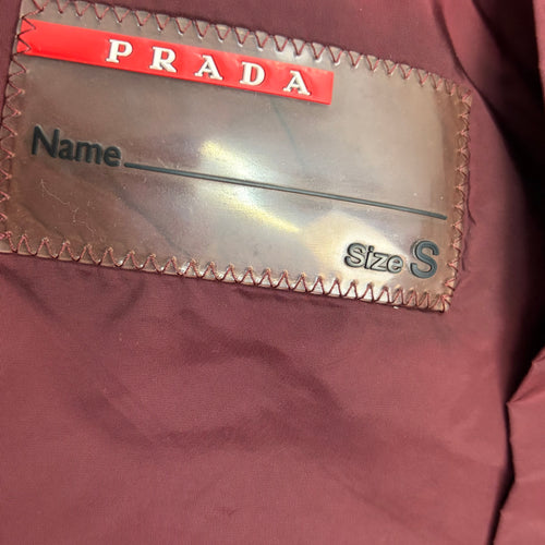 PRADA  NYLON JACKET RED - (S)