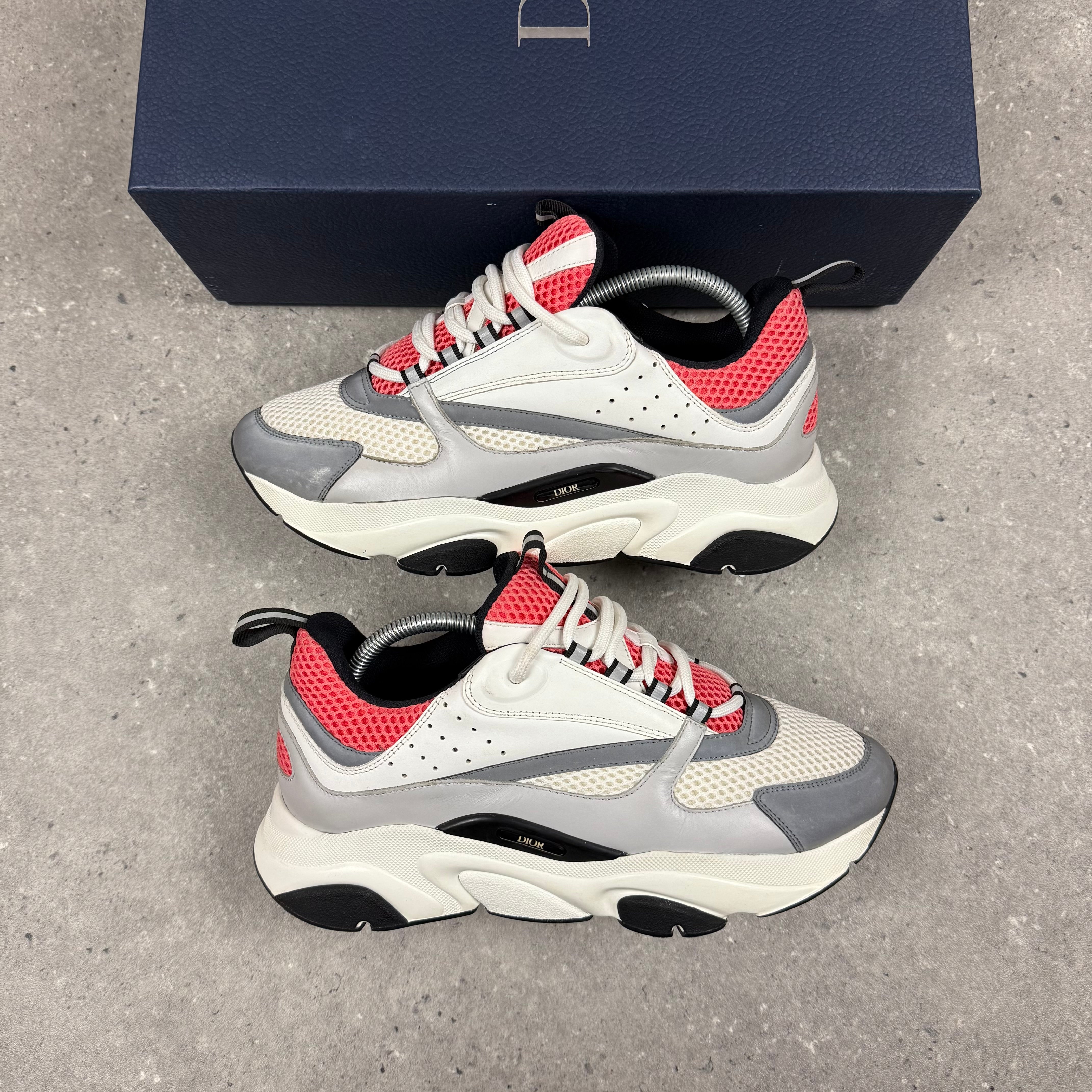 DIOR B22 WHITE / PINK - (EU42 / UK8)