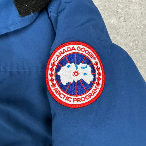 CANADA GOOSE LANGFORD PARKA BLUE FUSION - (S)