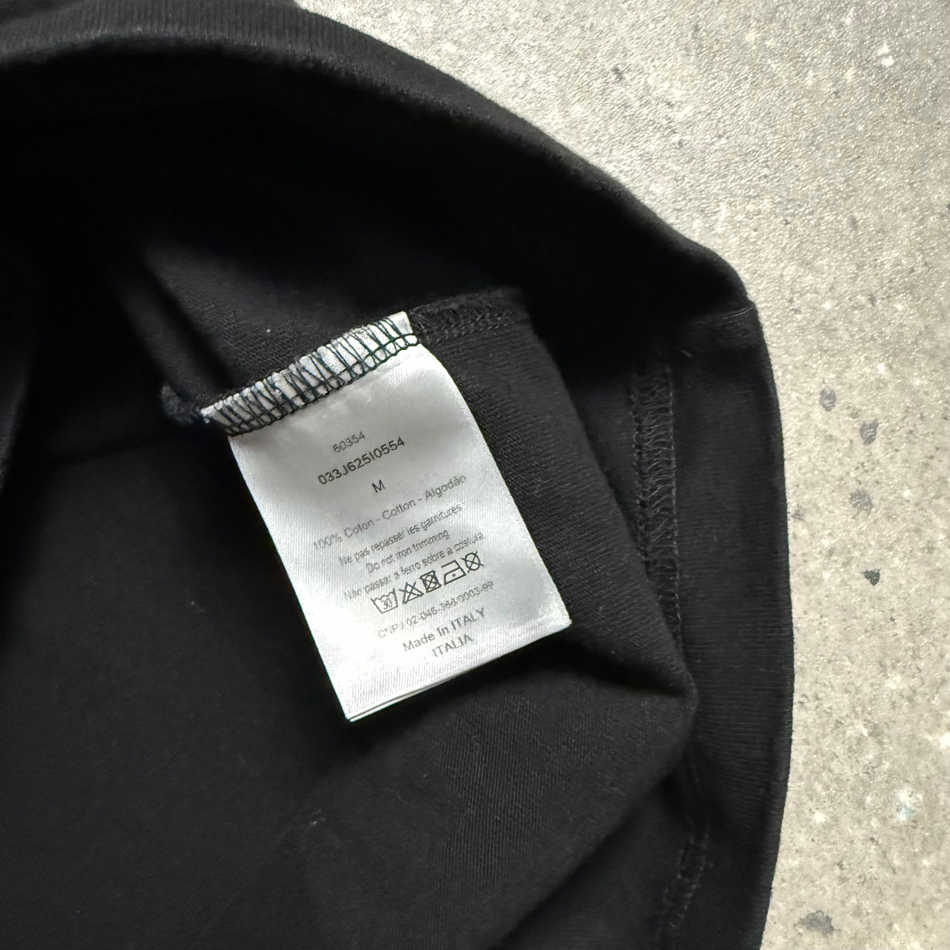 DIOR GRAFFITI T-SHIRT BLACK - (M)