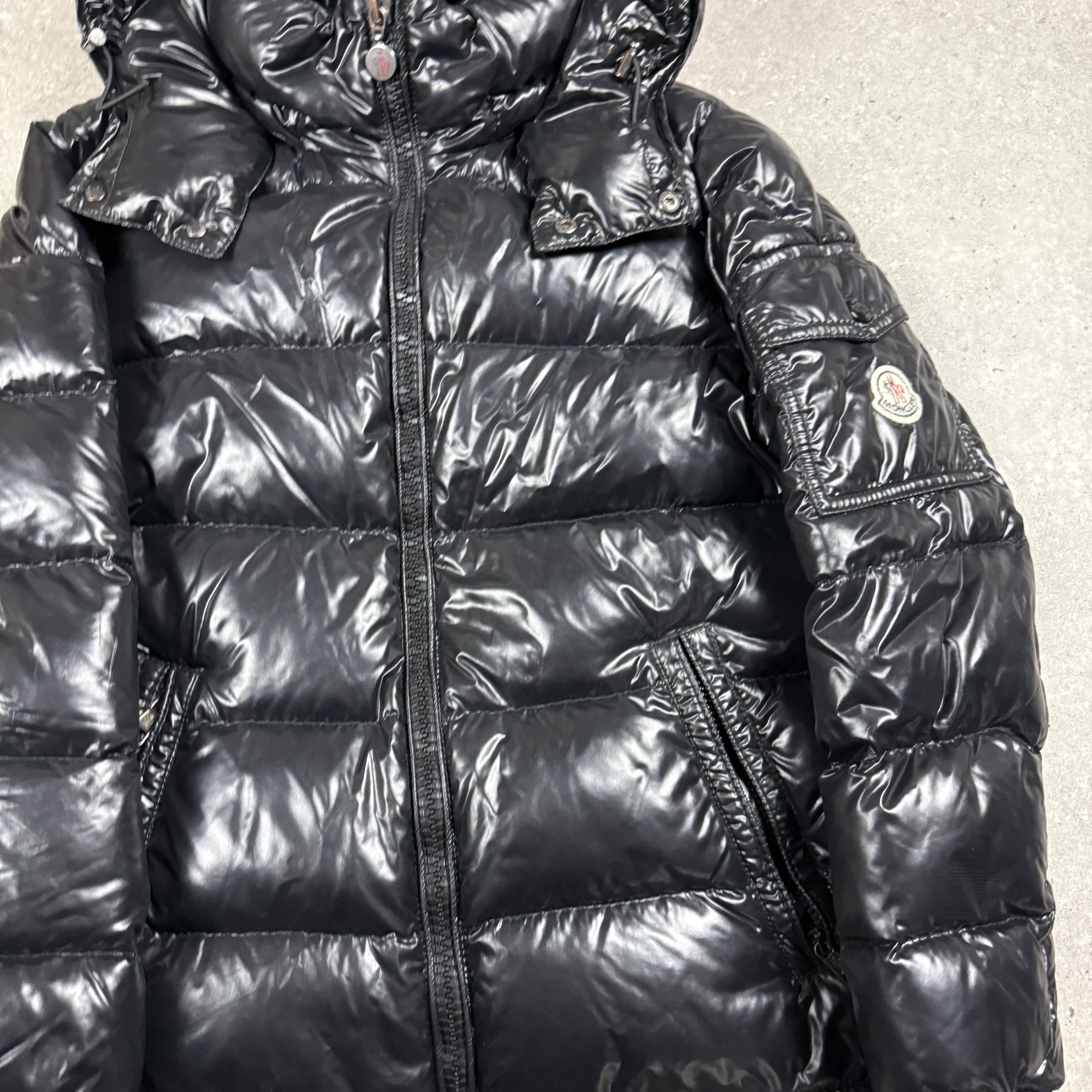 MONCLER MAYA GIUBBOTTO JACKET BLACK - 0 (XS)
