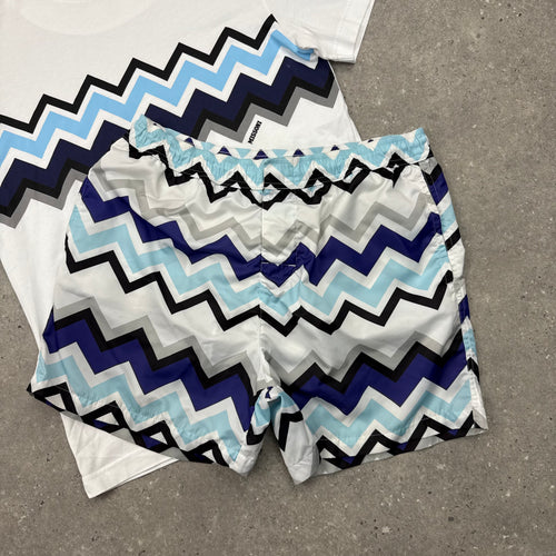 MISSONI ZIGZAG SWIM SHORTS - (S)