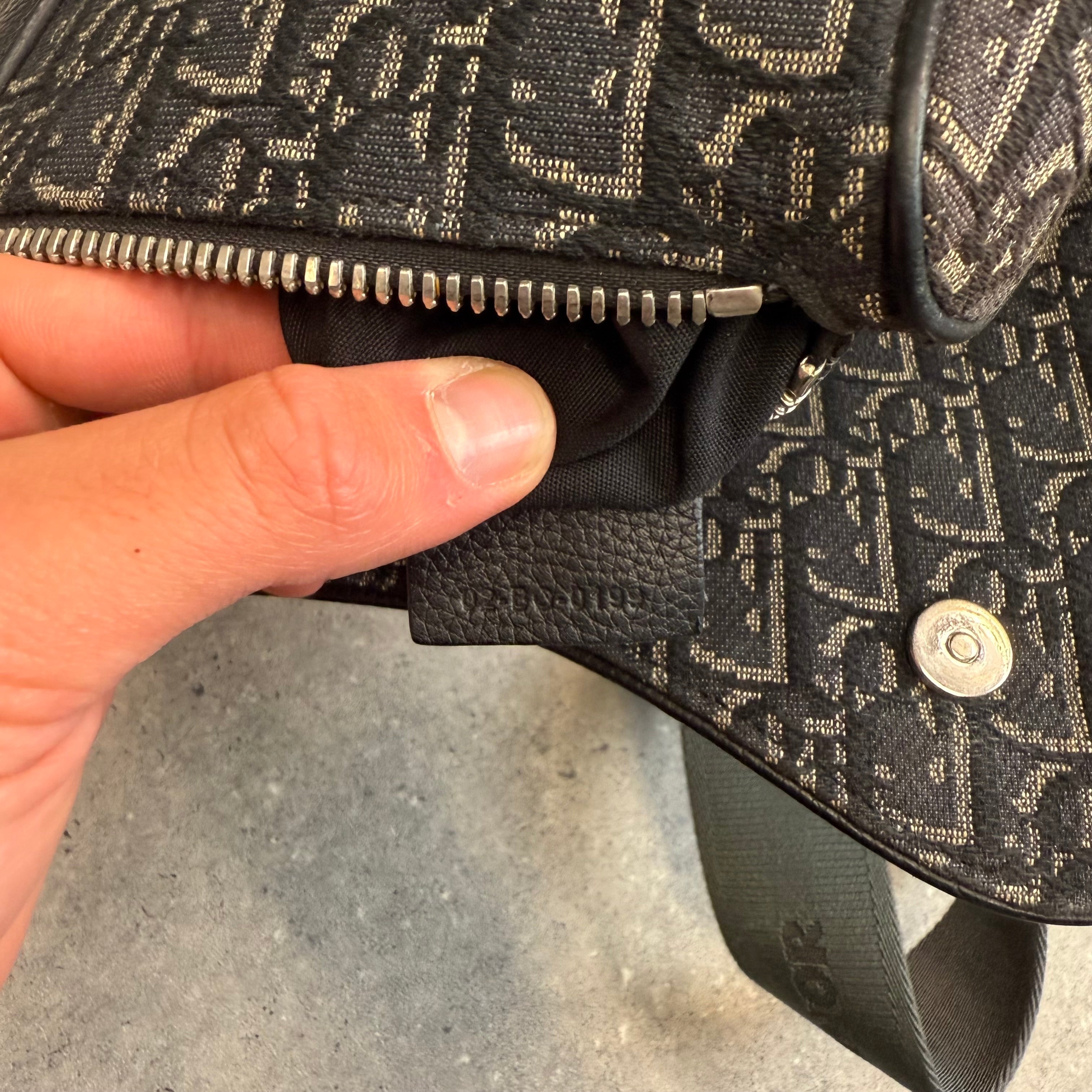 DIOR OBLIQUE JACQUARD SADDLE BAG