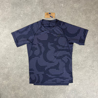 ASICS ALL OVER T-SHIRT - NAVY/INDIGO