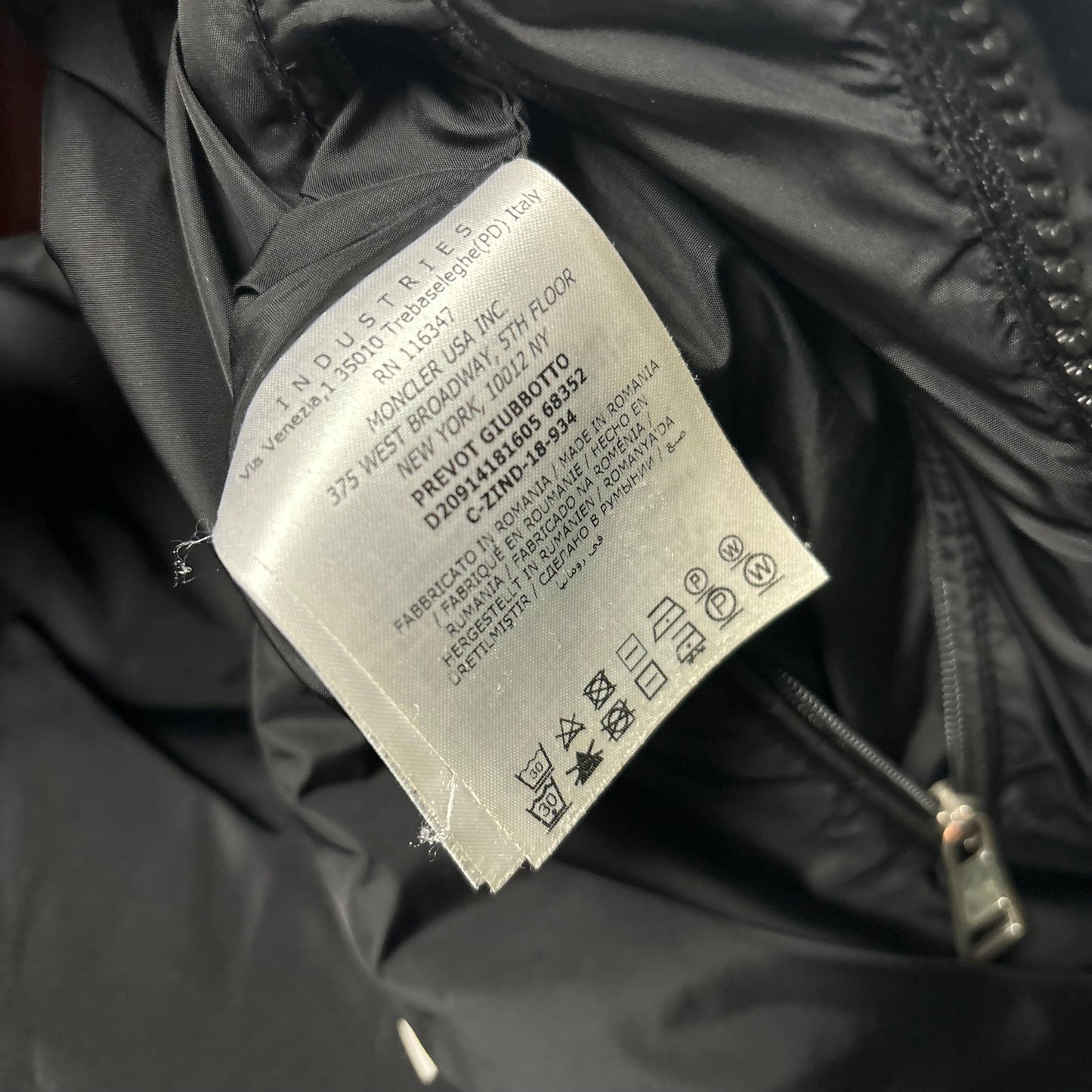 MONCLER PREVOT GIUBBOTTO JACKET (FITS M)