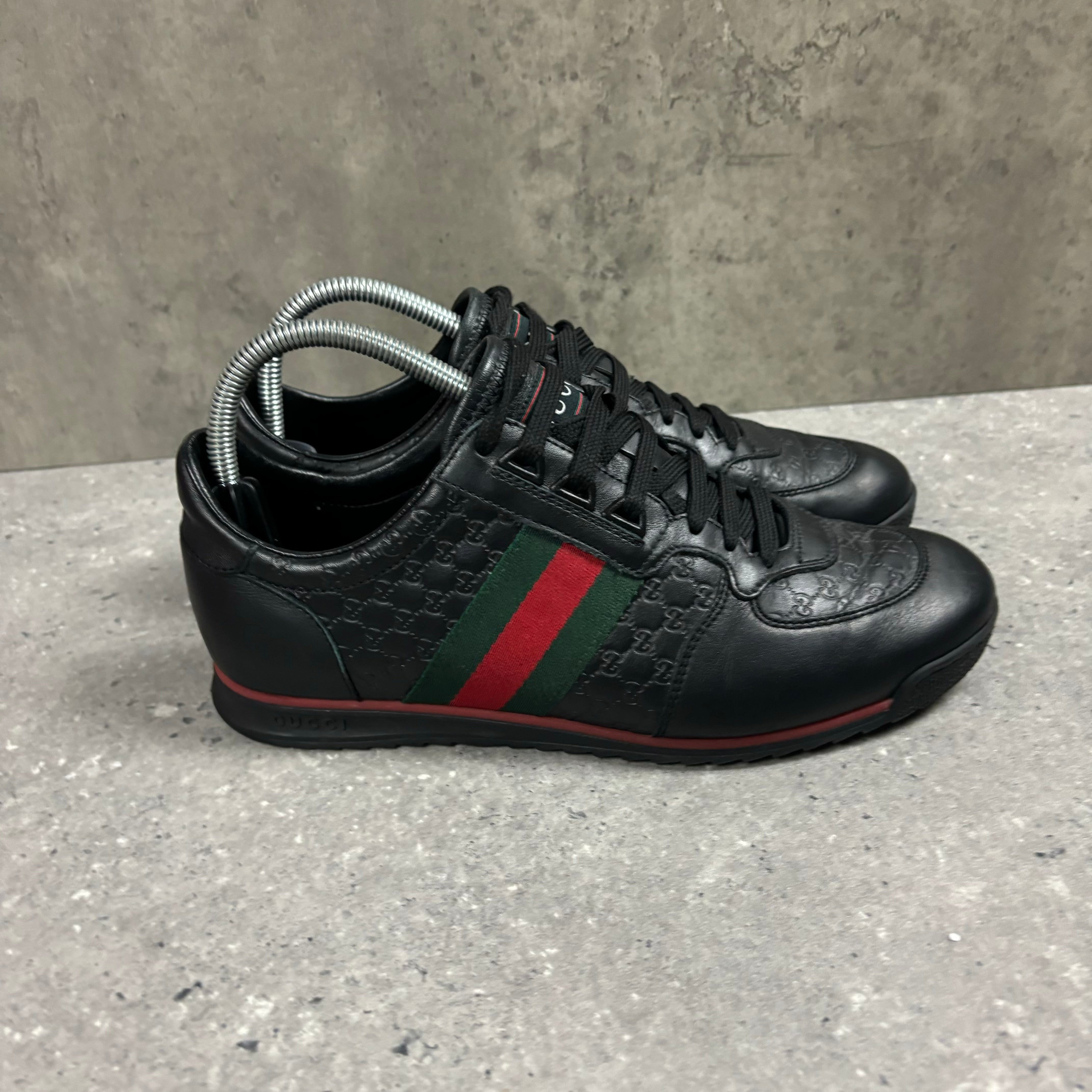 GUCCI TRAINERS BLACK - (EU 40 / UK 6)