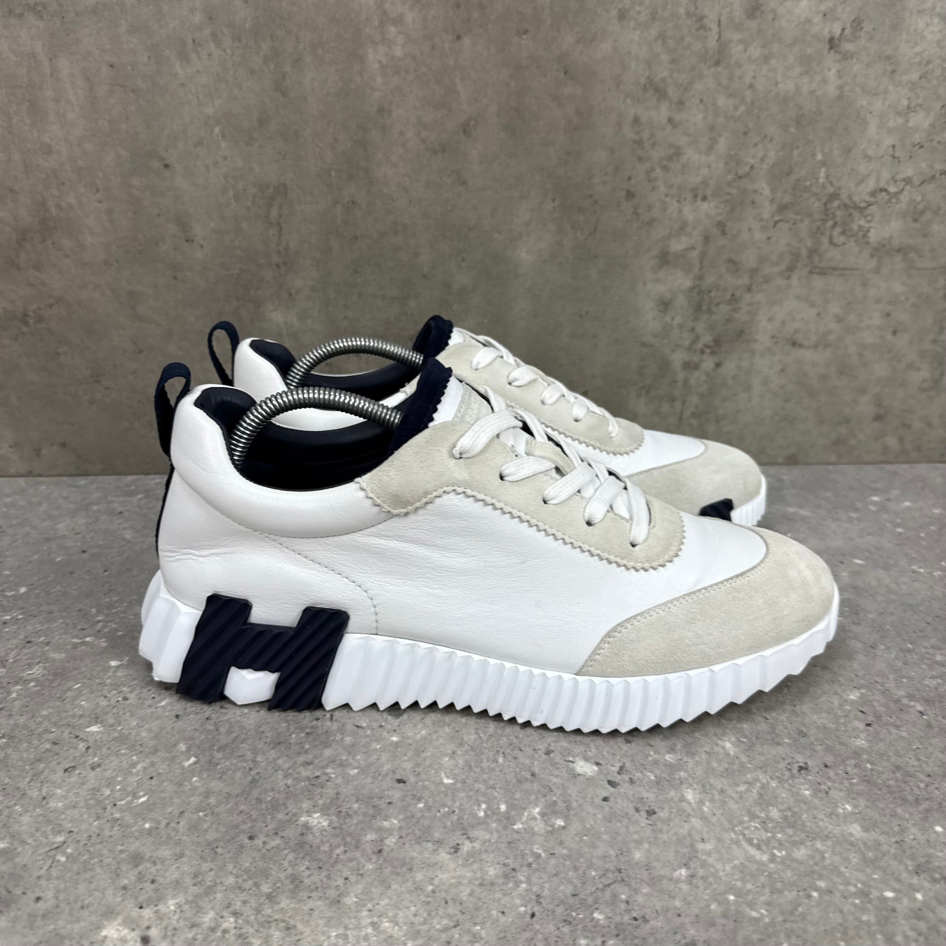 HERMES BOUNCING WHITE/GREY - (EU42 / UK8)