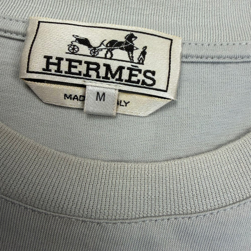 HERMES ABSTRACT T-SHIRT GREY - (M)