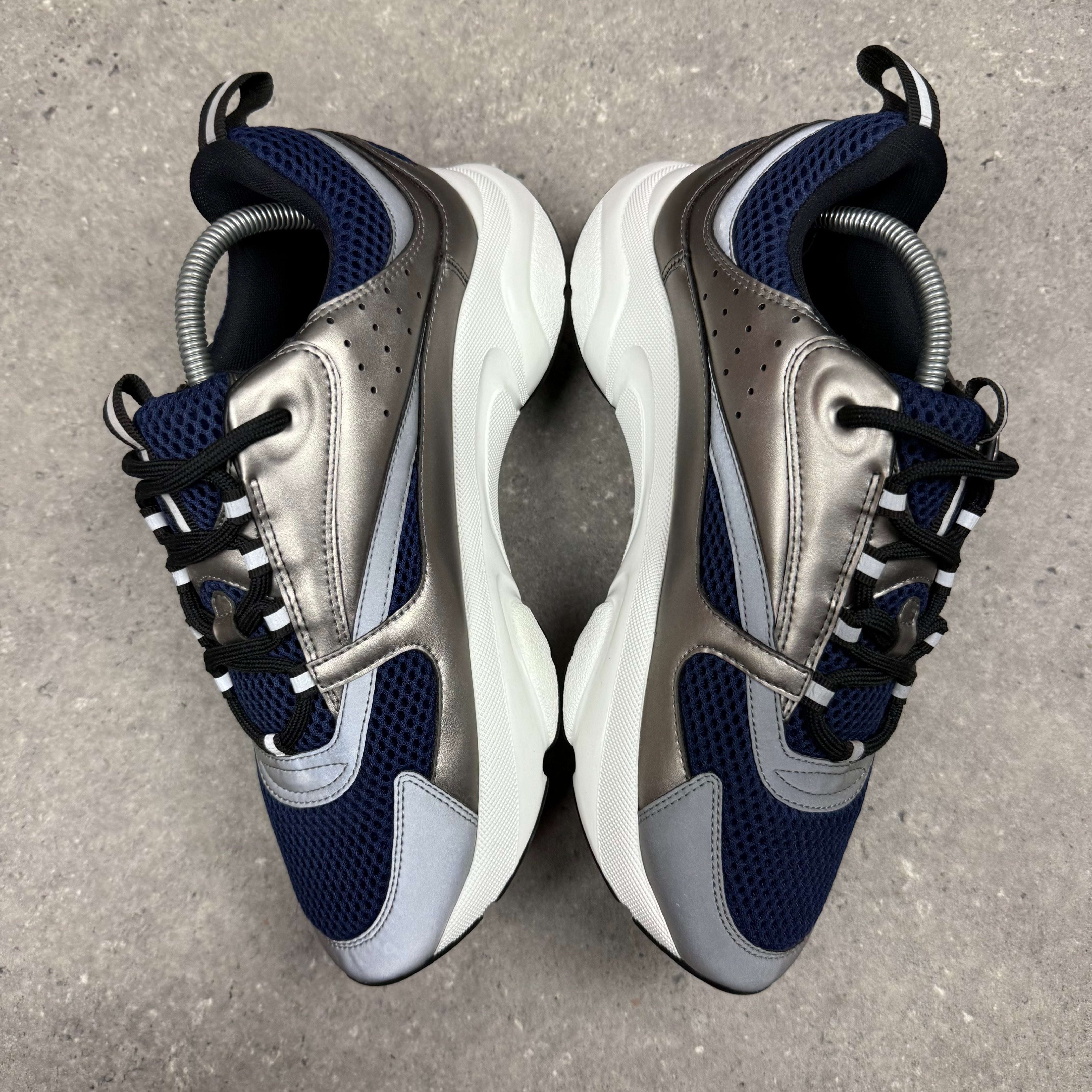 DIOR B22 NAVY/SILVER - (EU42 / UK8)