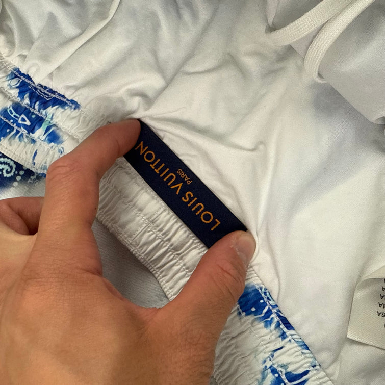 LOUIS VUITTON BANDANNA SWIM SHORTS NAVY - (M)