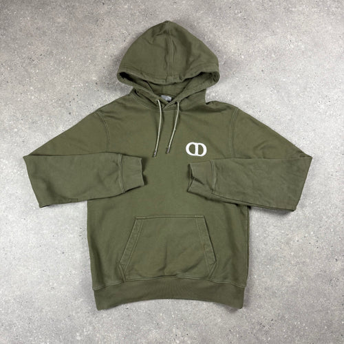 DIOR CD ICON HOODIE KHAKI - M (FITS S/M)