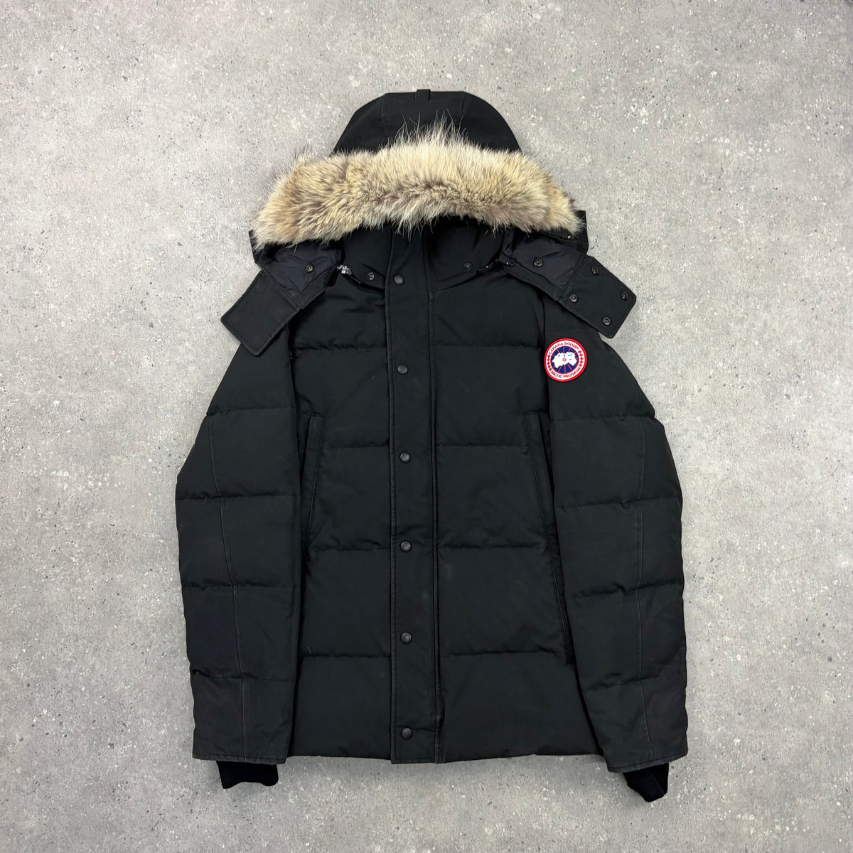 CANADA GOOSE WYNDHAM PARKA BLACK - (L)