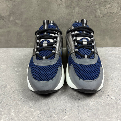DIOR B22 NAVY / SILVER - (EU41.5 / UK 7.5)