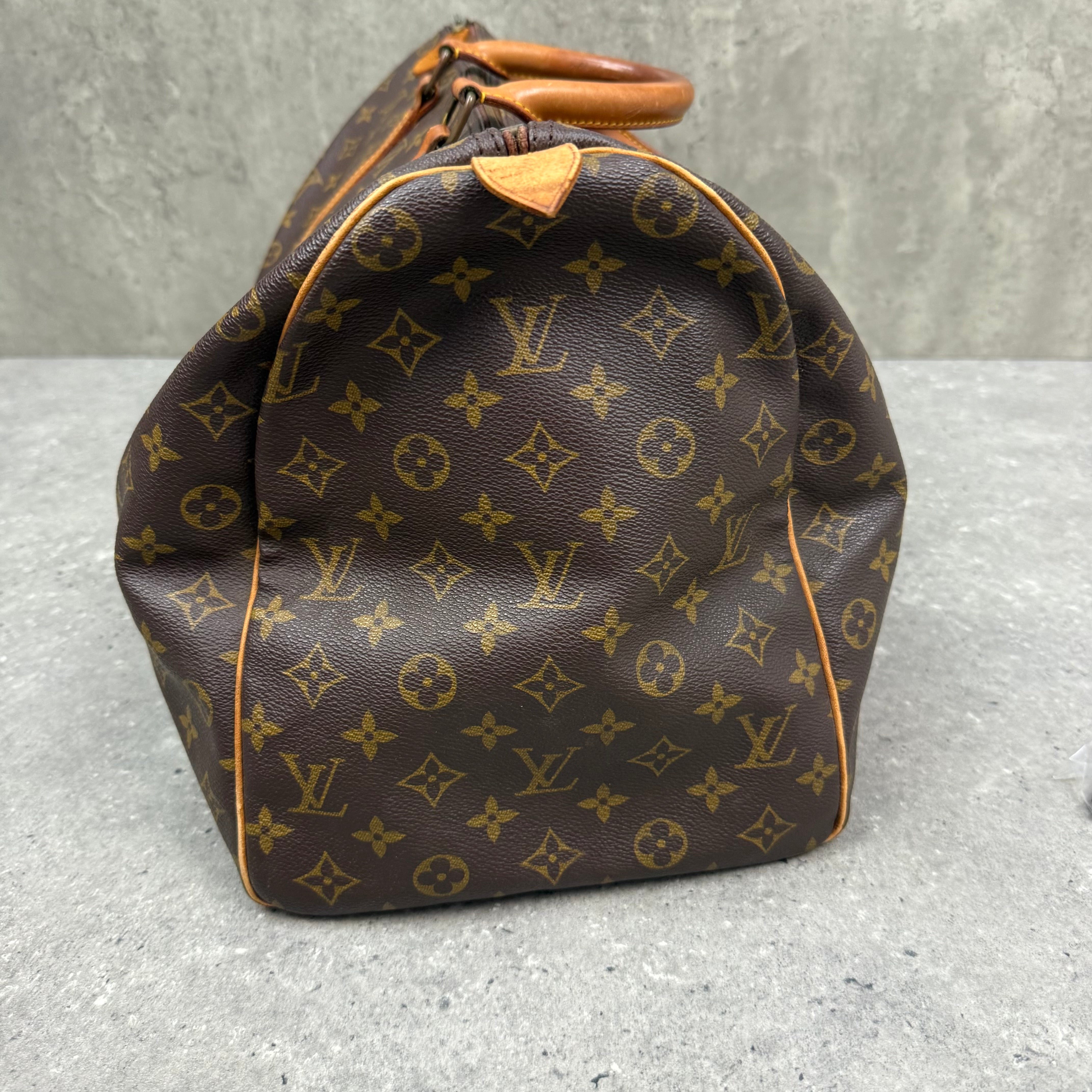 LOUIS VUITTON KEEPALL 55 DUFFLE BAG - BROWN MONOGRAM