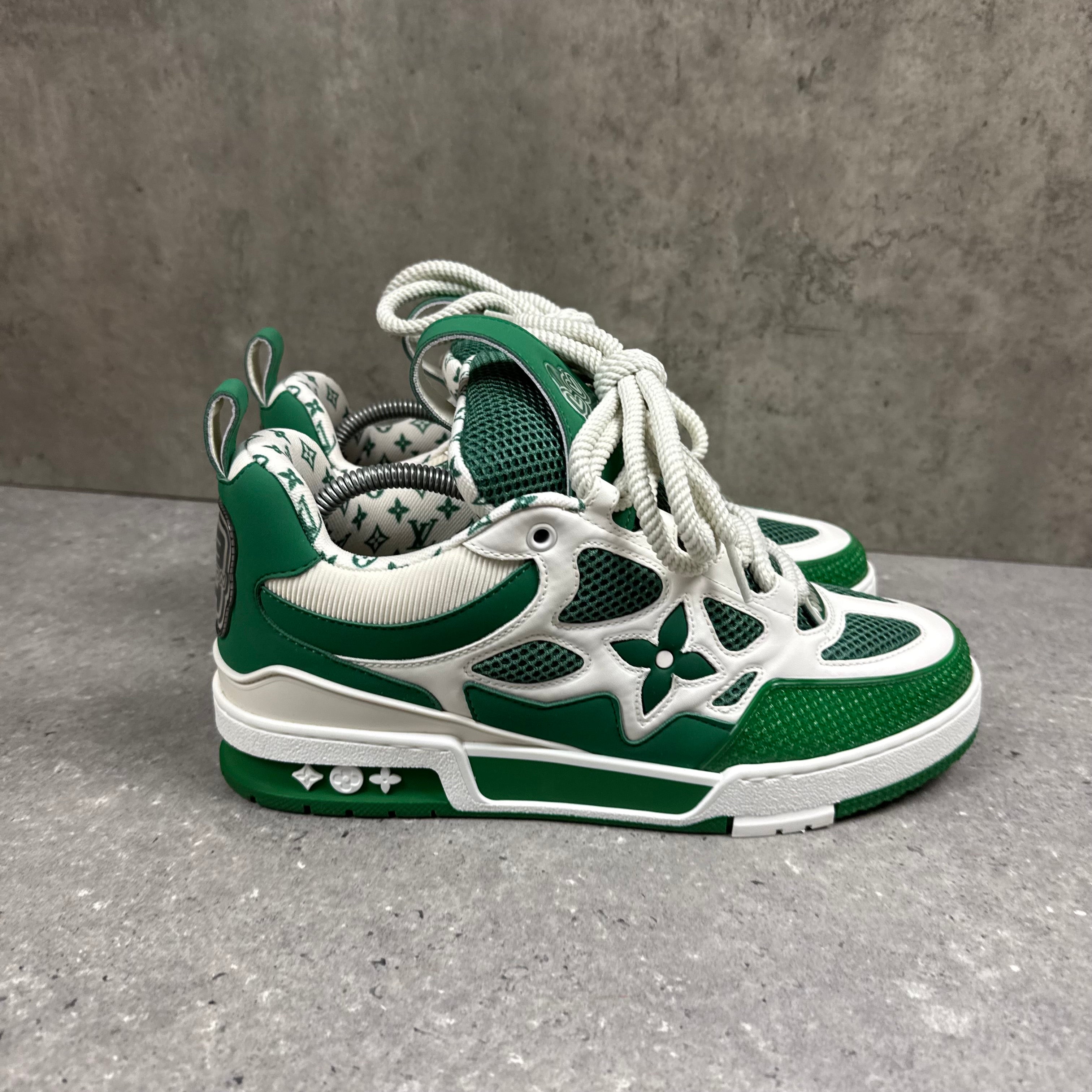 LOUIS VUITTON GREEN SKATES - EU41.5 (FITS UK 8.5)