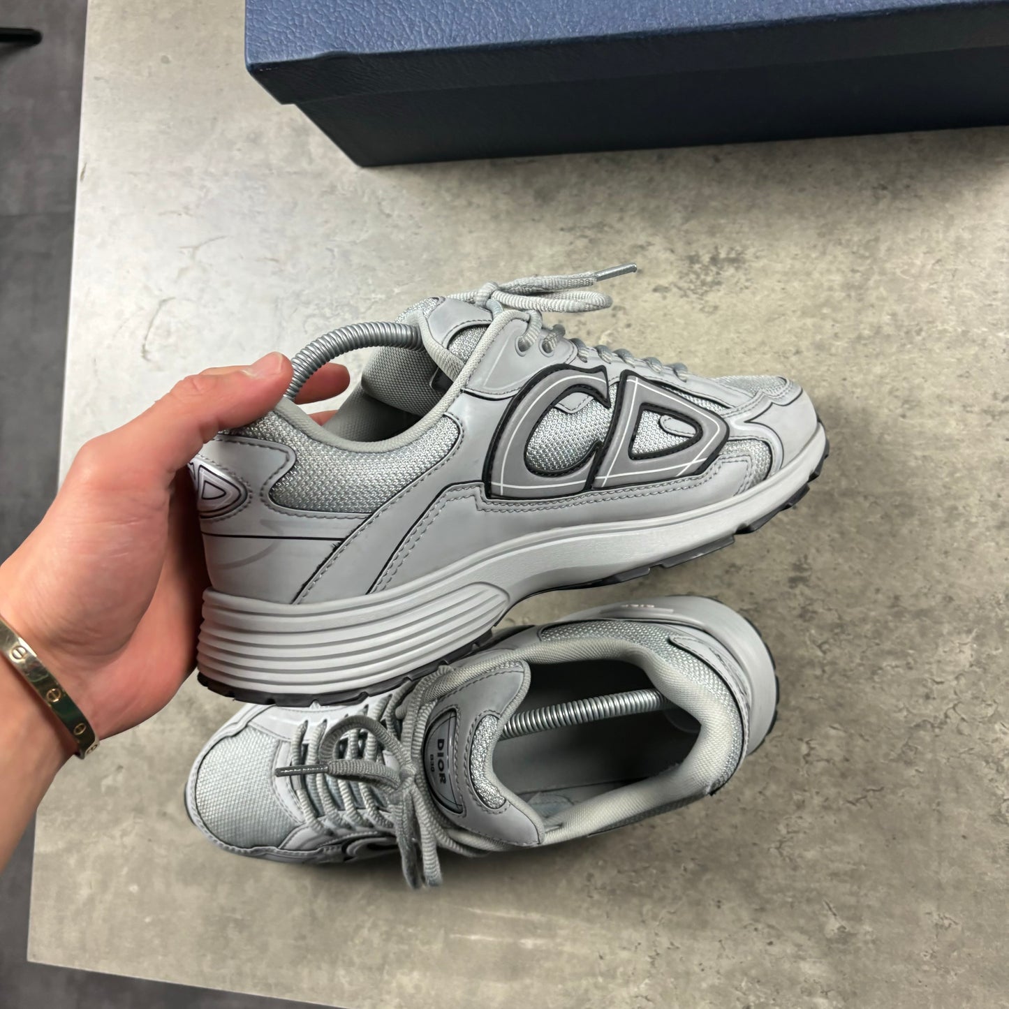 DIOR B30 TRAINERS - GREY (FITS 8-9)