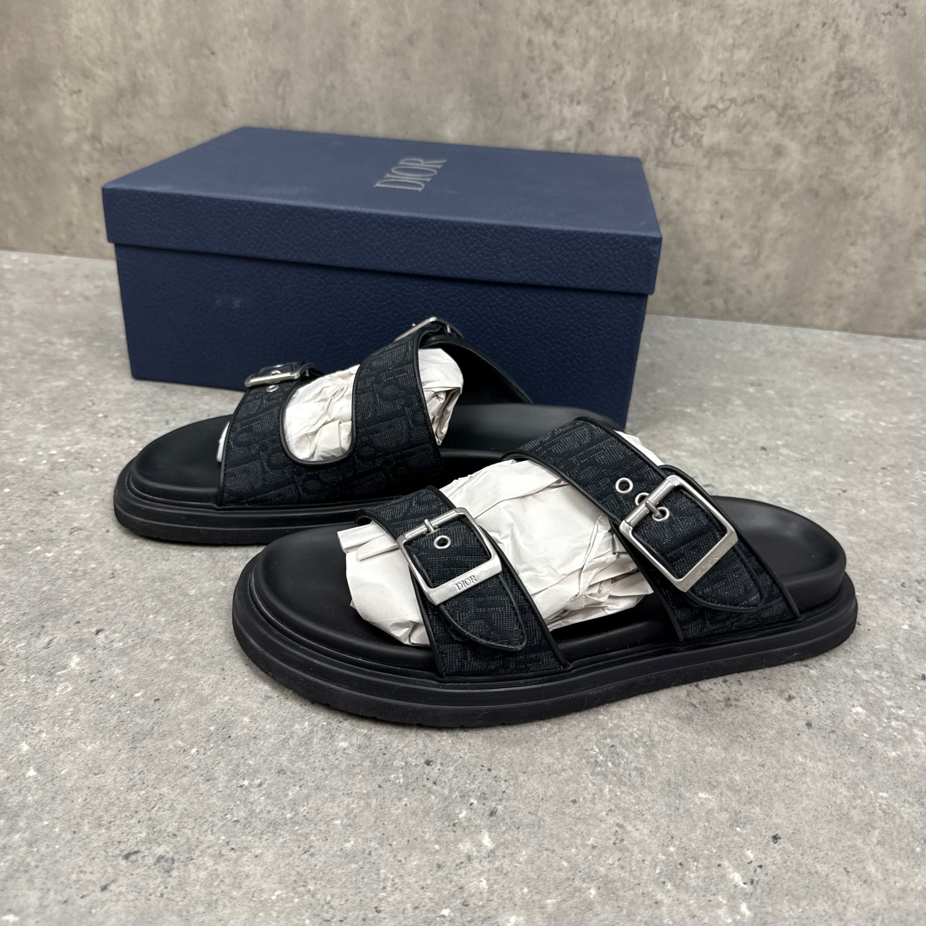 DIOR OBLIQUE SANDALS - (EU41.5 / UK7.5)