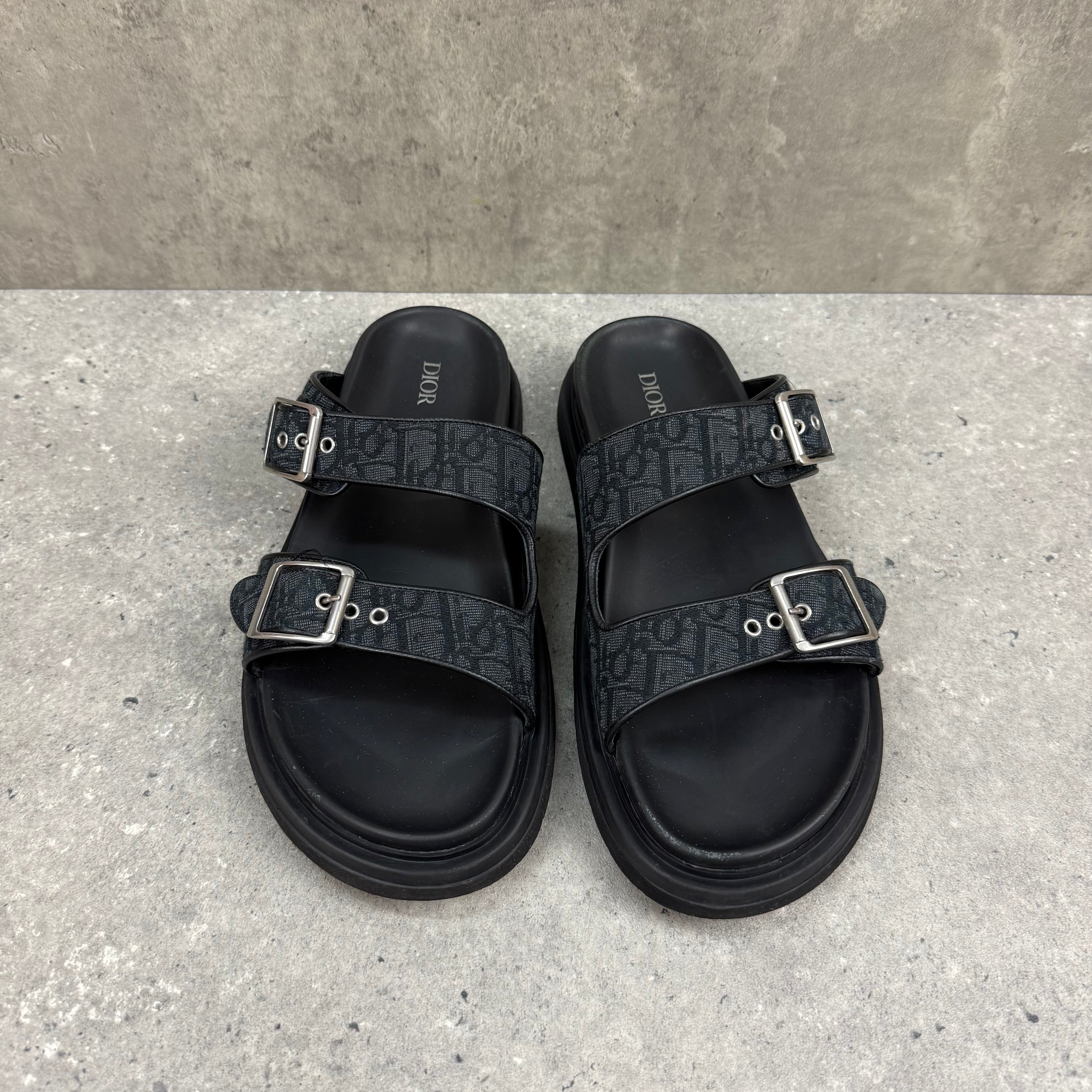 DIOR OBLIQUE SANDALS - (EU44 / UK 10)