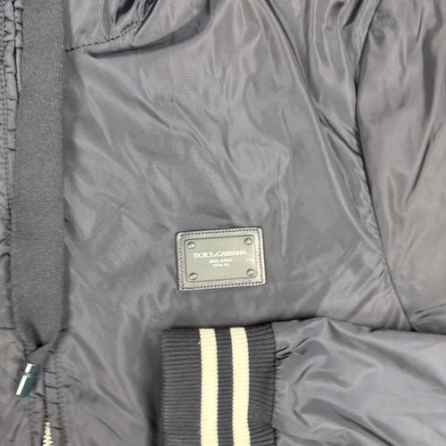 DOLCE & GABBANA NAVY JACKET - (46 / S)