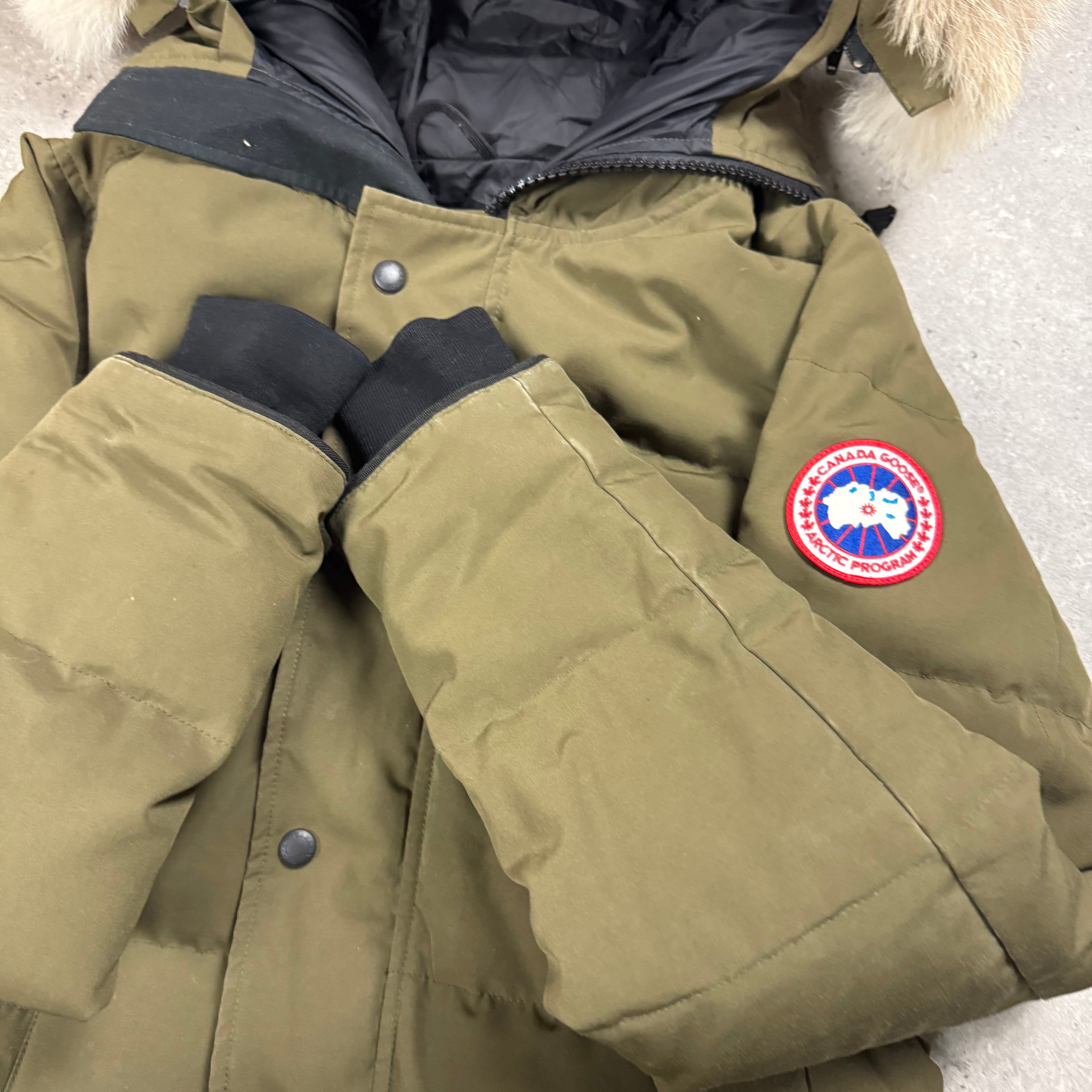 CANADA GOOSE CARSON PARKA MILITARY GREEN  - (S)