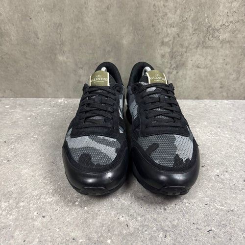 VALENTINO ROCK RUNNER BLACK/GREY - (EU42 / UK8)