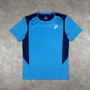 ASICS CURVED SEAM T-SHIRT - BLUE