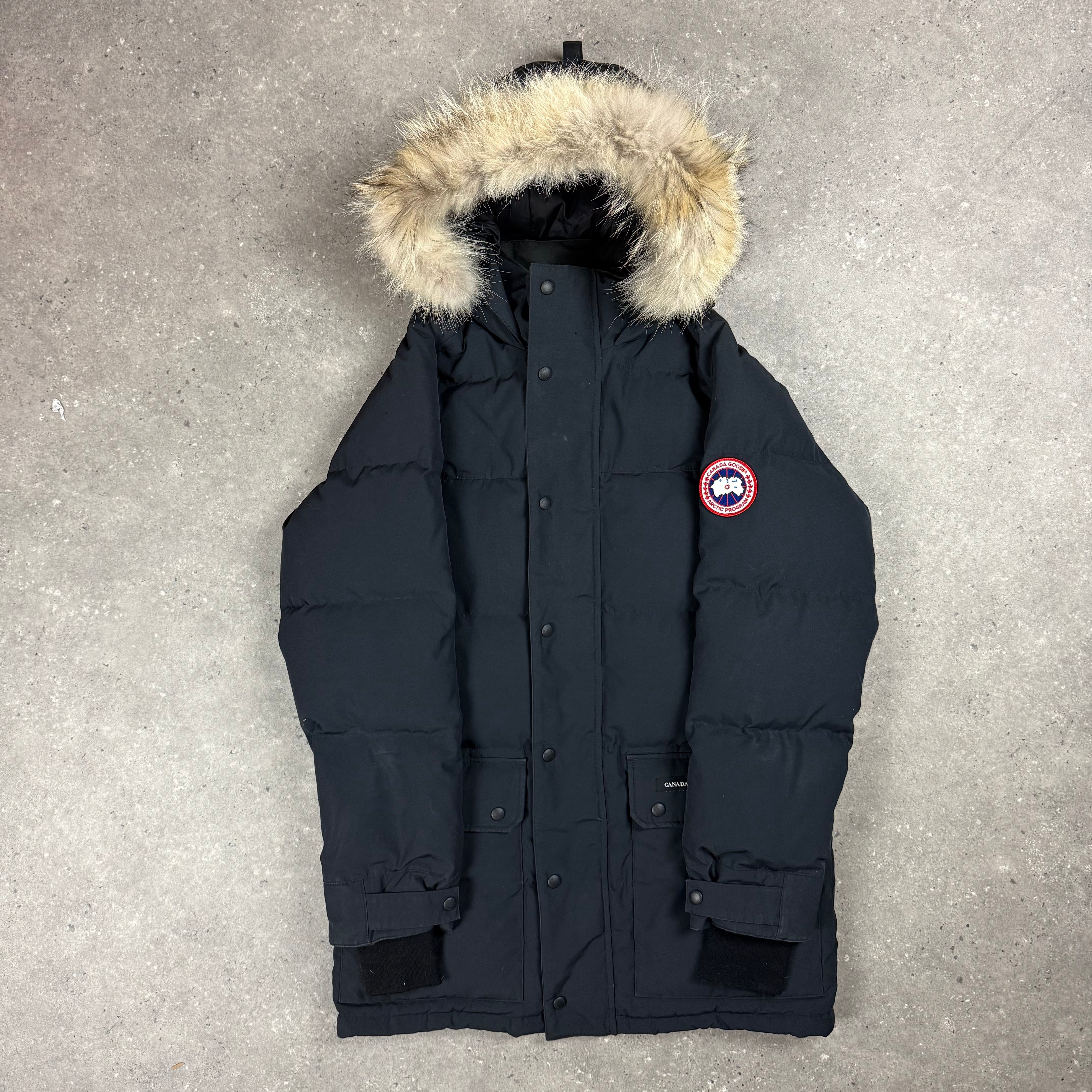 CANADA GOOSE EMORY PARKA NAVY MARINE - (L)