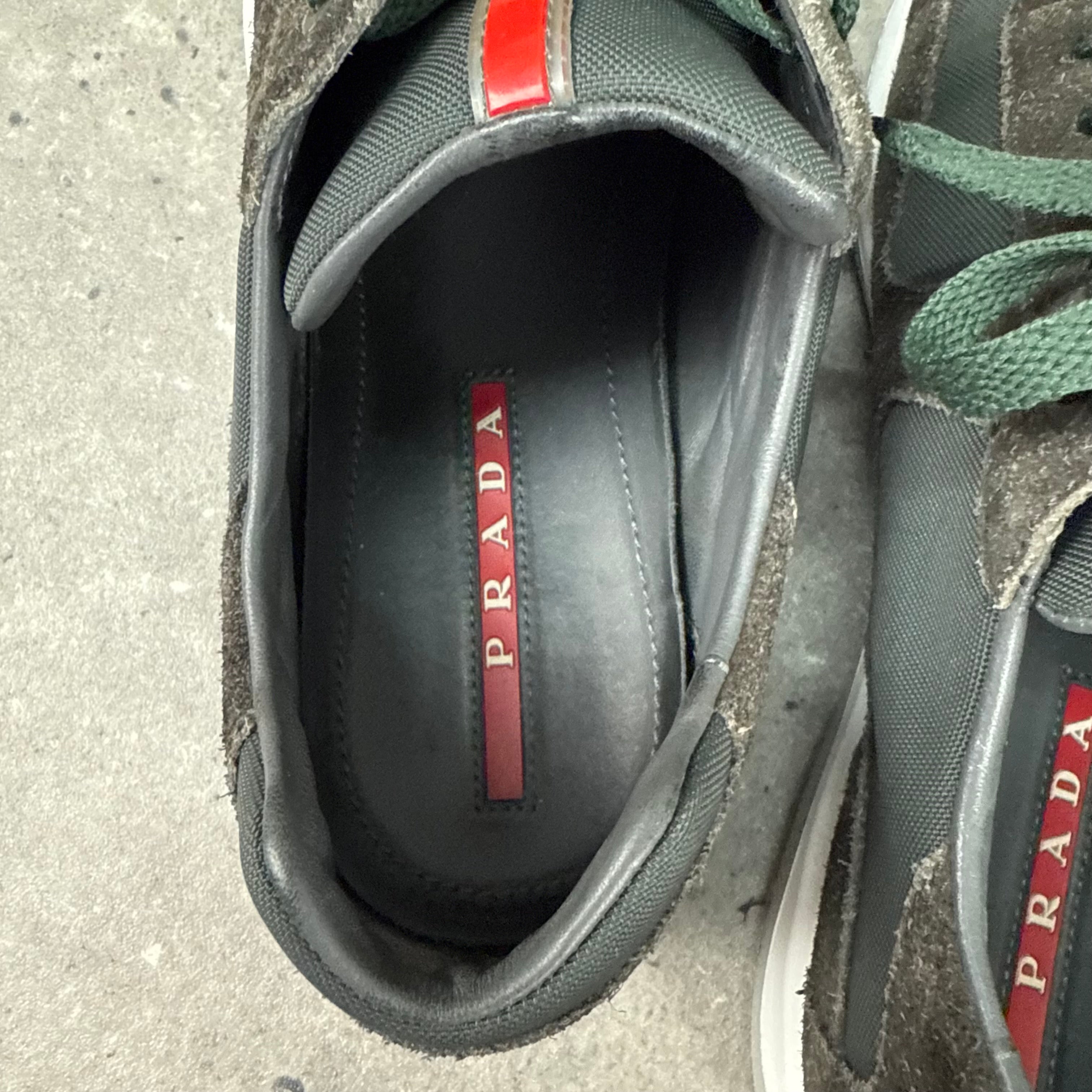 PRADA AMERICAN CUPS KHAKI - EU 43.5 (FITS UK10.5)