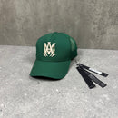 AMIRI GREEN MA LOGO TRUCKER CAP