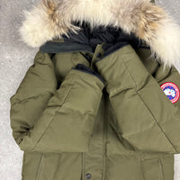 CANADA GOOSE CARSON PARKA MILITARY GREEN  - (S)