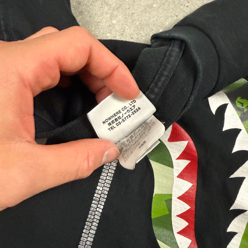 BAPE T-SHIRT BLACK - L (FITS S/M)