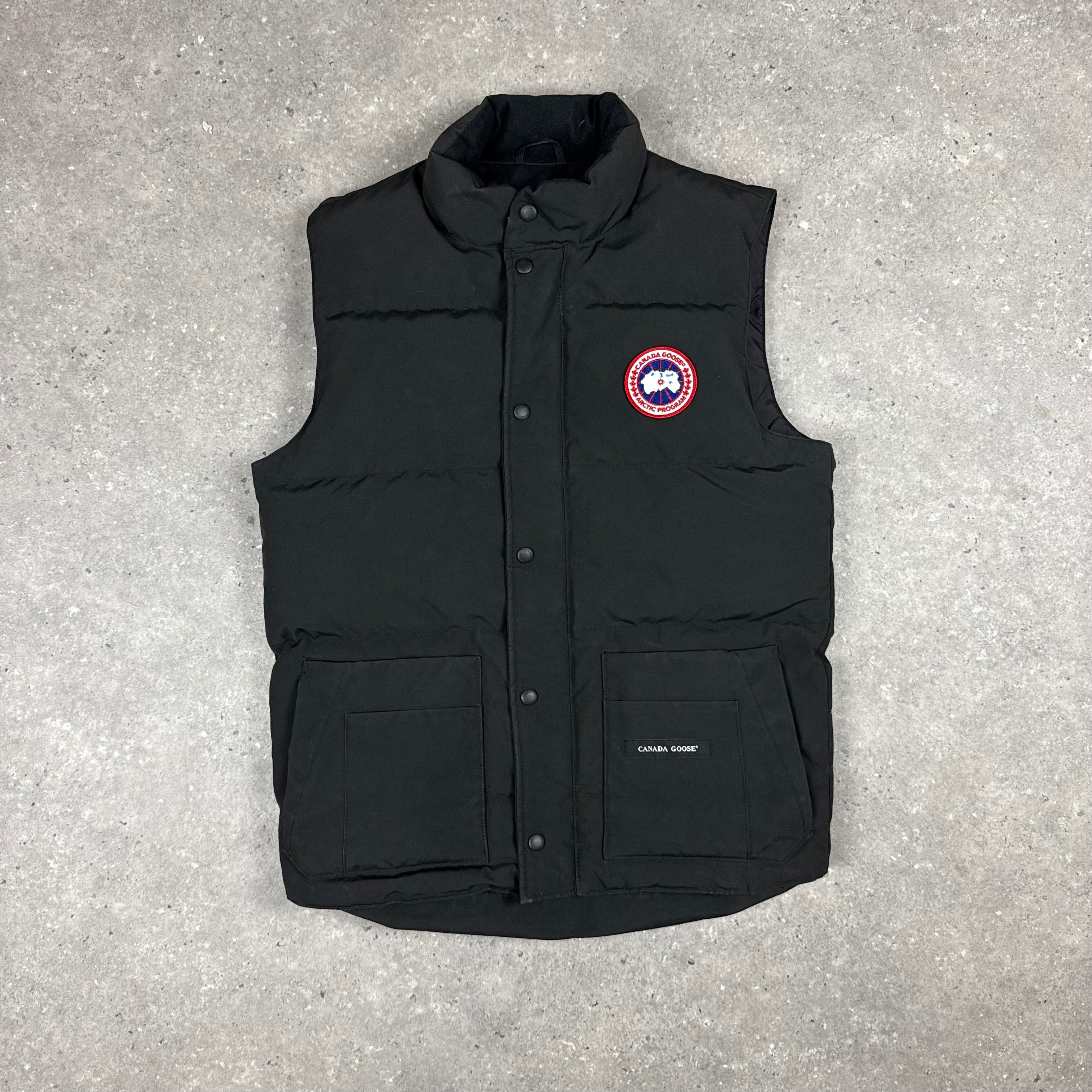 CANADA GOOSE GILET BLACK - (S)
