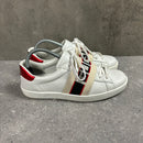 GUCCI TRAINERS WHITE - (EU 40 / UK 6)