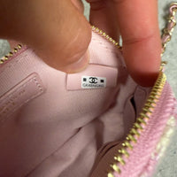 CHANEL TWEED MINI BAG PINK